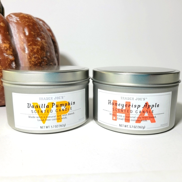 Trader Joe's Accents Set 2 Trader Joes Vanilla Pumpkin Honeycrisp